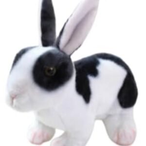 Cuddly Bunny Plush Rabbit Toy – Soft, Safe & Perfect for Kids (Black)