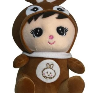 Besties Bunny Plush Rabbit Toy – Irresistibly Soft; Perfect for Gifting (Brown)
