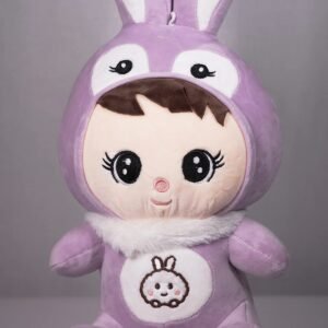 Besties Bunny Plush Rabbit Toy – Irresistibly Soft; Perfect for Gifting (Purple)