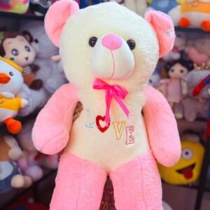 Love Teddy Bear -2 Feet Light pink